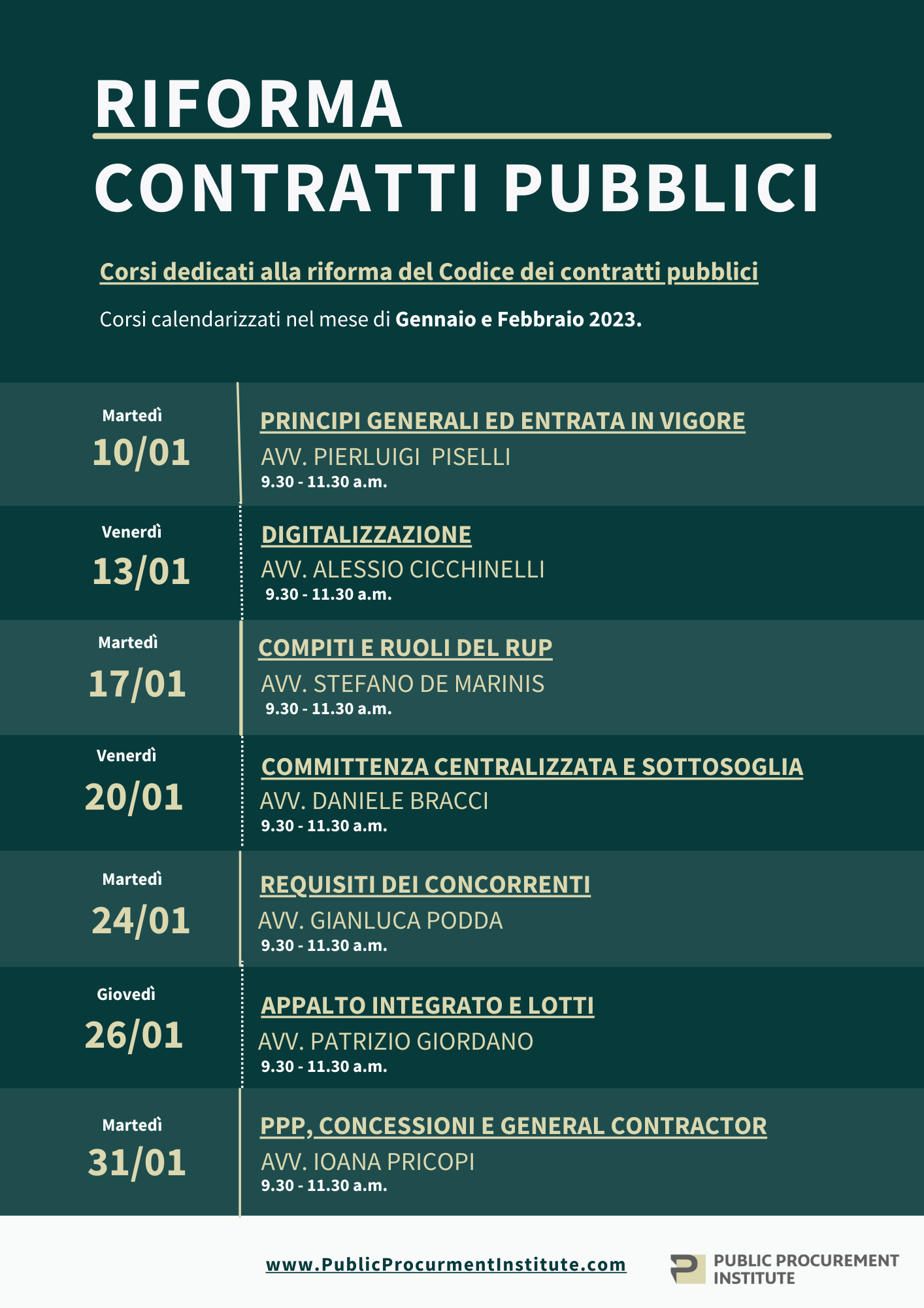 riforma dei contratti pubblici