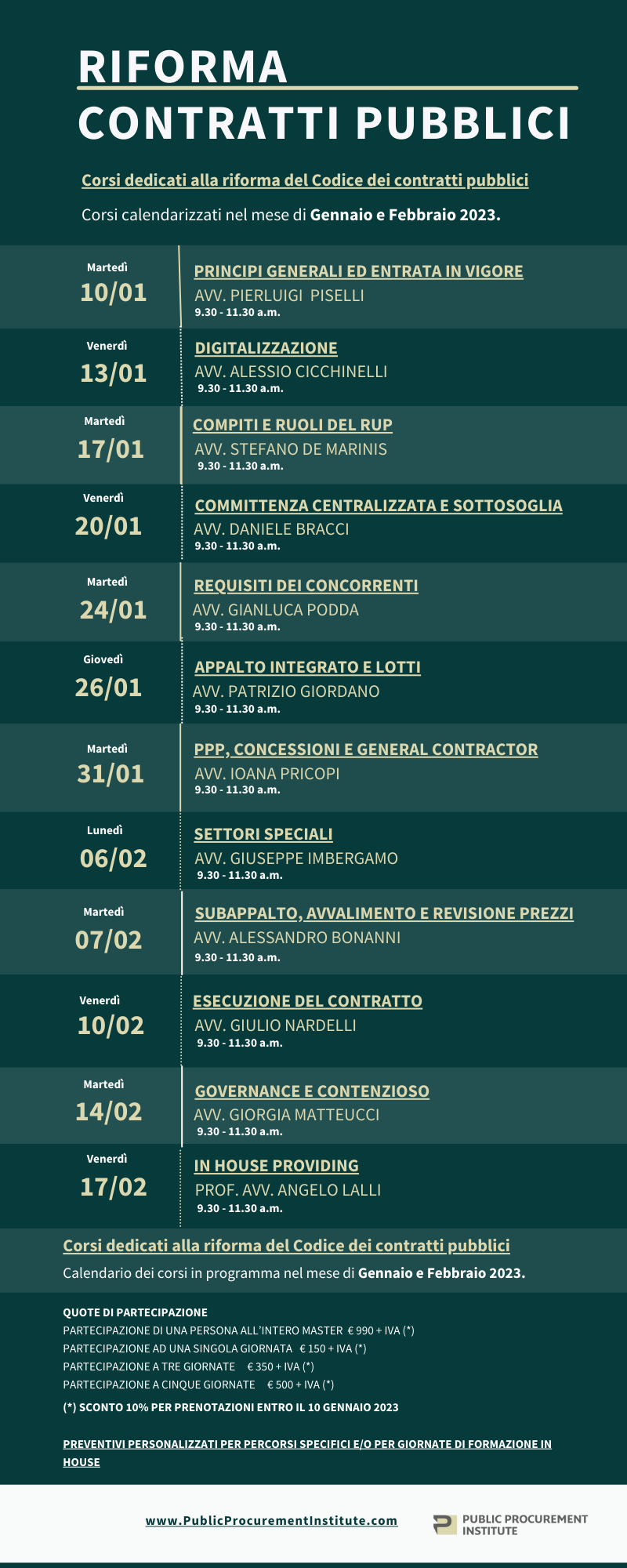 Corsi riforma 