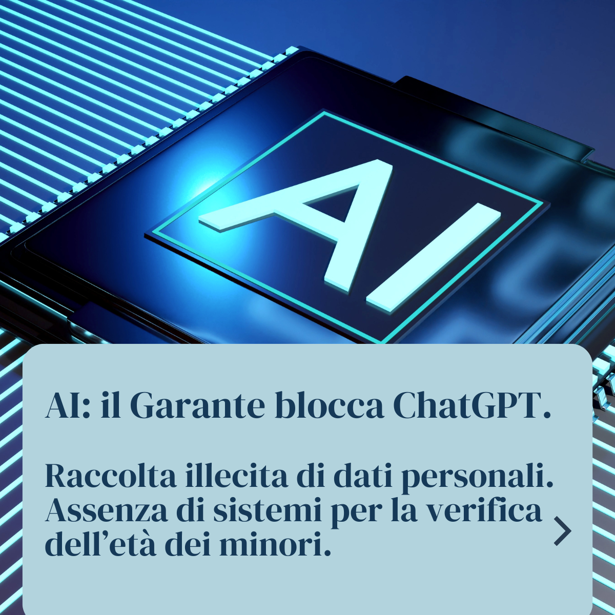 CHAT GPT Garante della Privacy