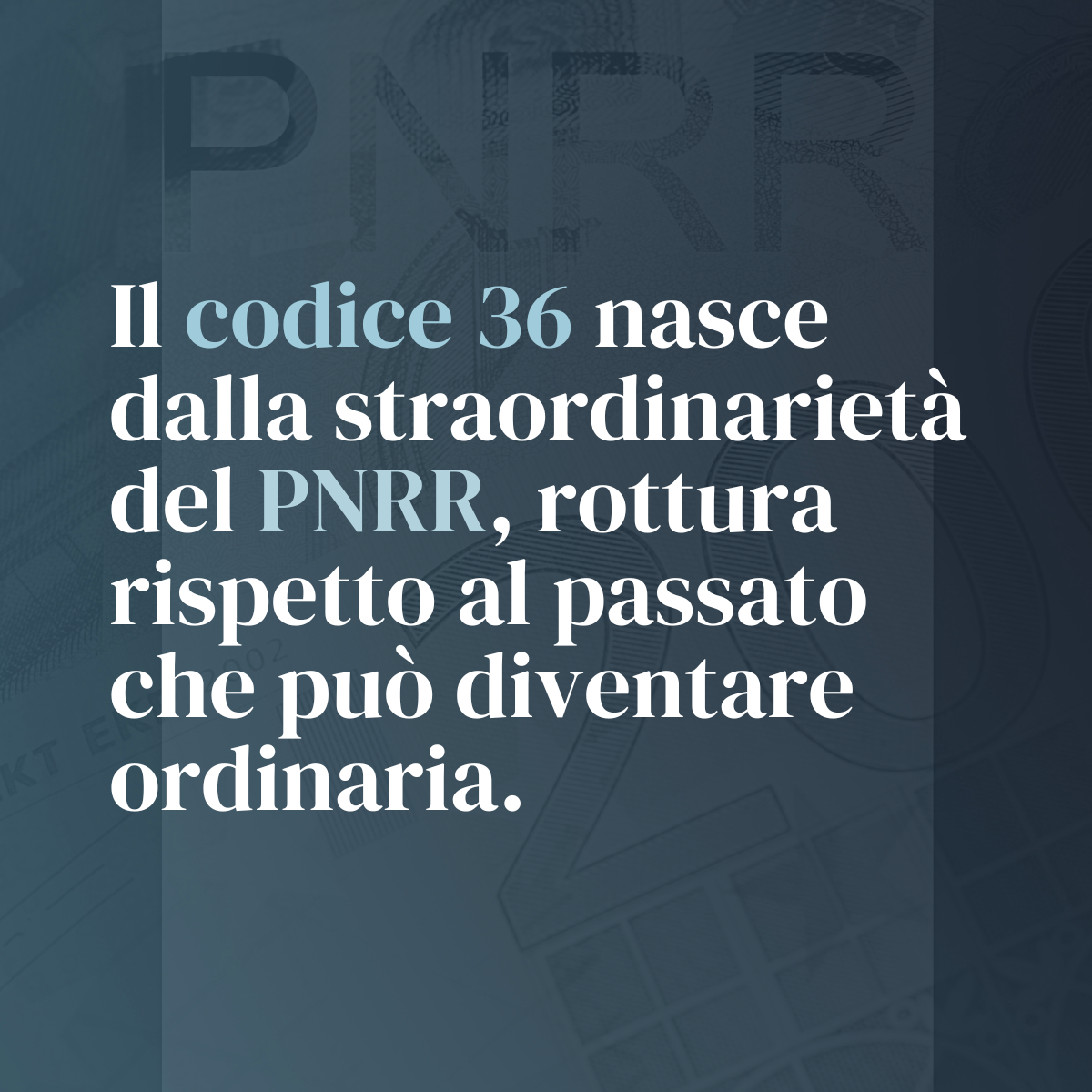 PNRR Codice 36