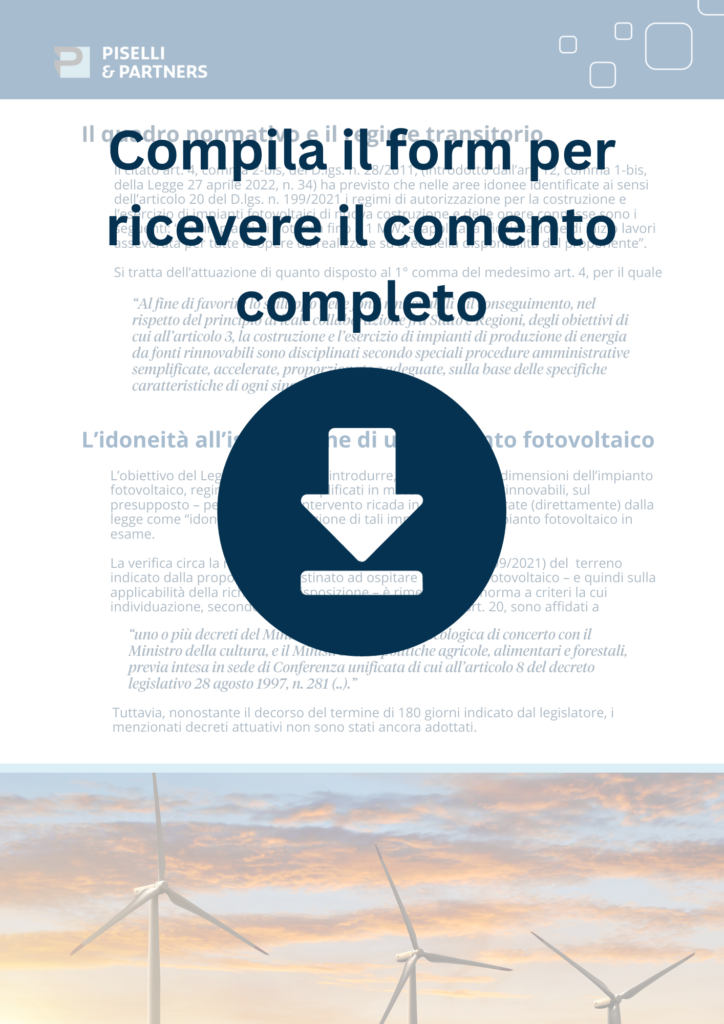 Impianti Fotovoltaici Aree Idonee All Istallazione La Sentenza Con Commento