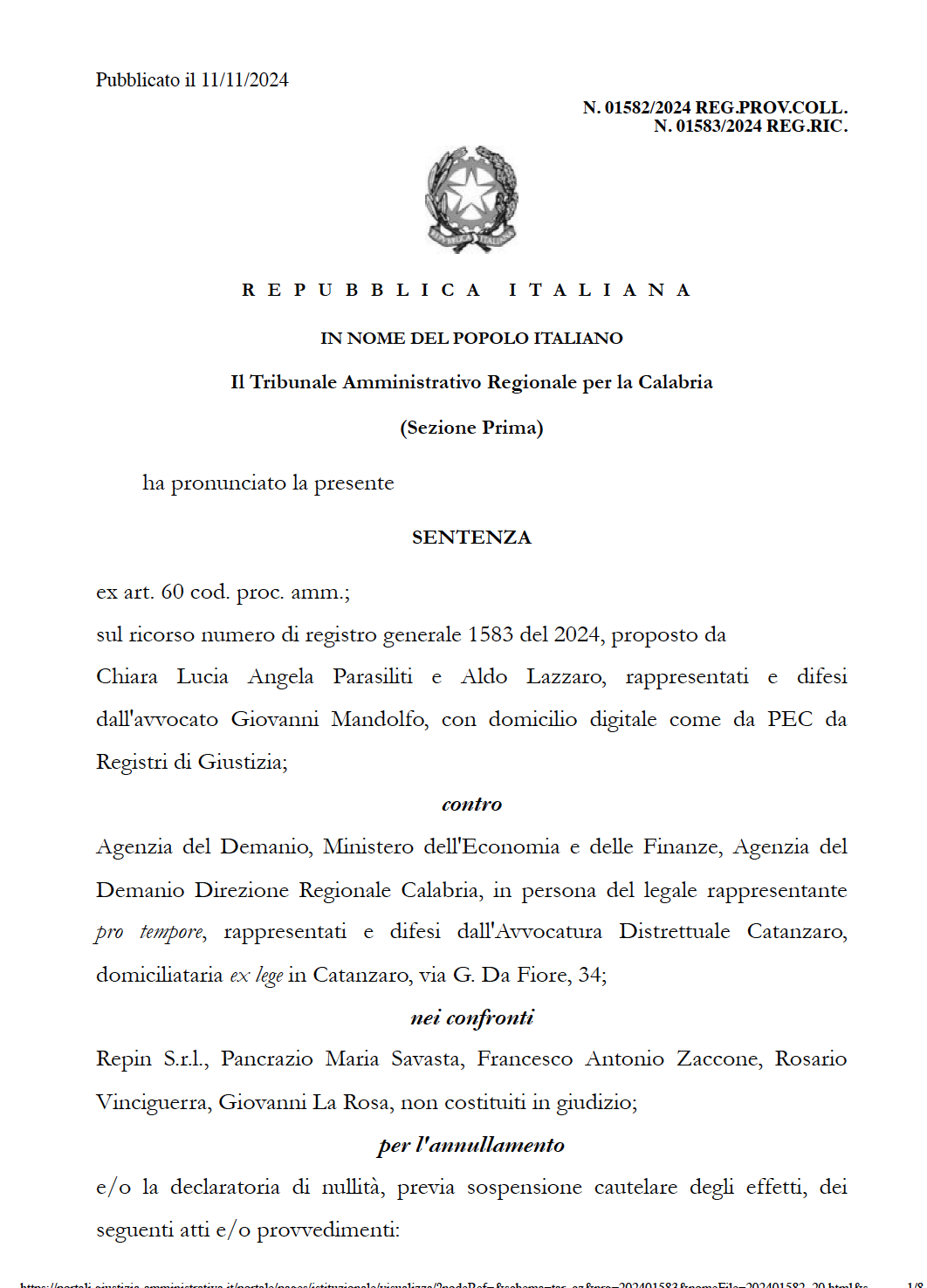 Giurisdizione in materia di CCT: il differente regime riguardante le controversie sulla “mancata costituzione” e quelle relative all’impugnazione della revoca di un incarico di componente del CCT.